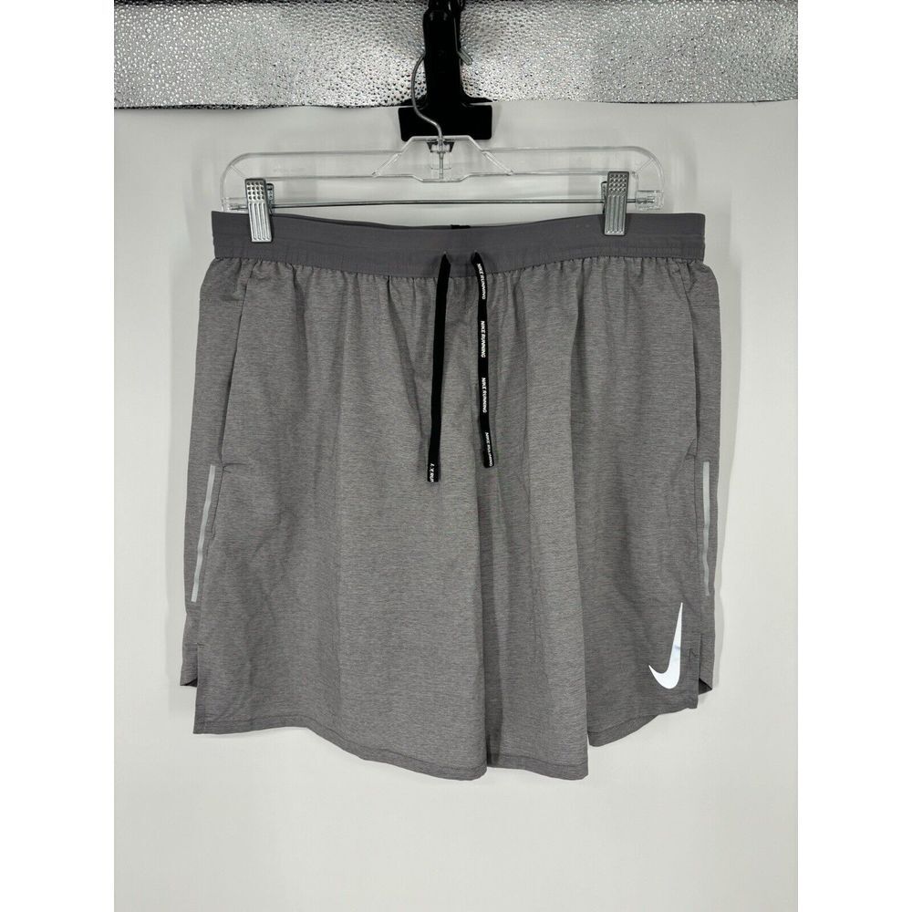 Nike Men’s Athletic Shorts Gray with White Swoosh